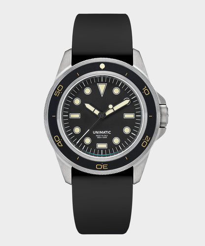 UNIMATIC U1-DHB Heritage Diver Watch - Black