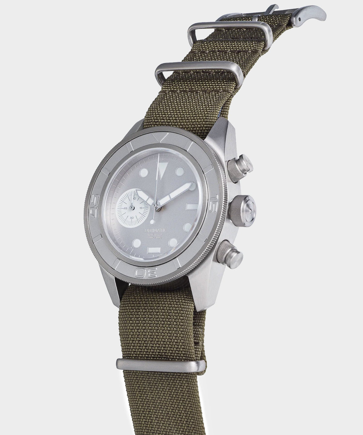 UNIMATIC Modello Tre U3-AEG Chronograph Watch - Olive