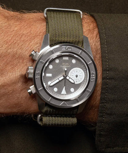 UNIMATIC Modello Tre U3-AEG Chronograph Watch - Olive