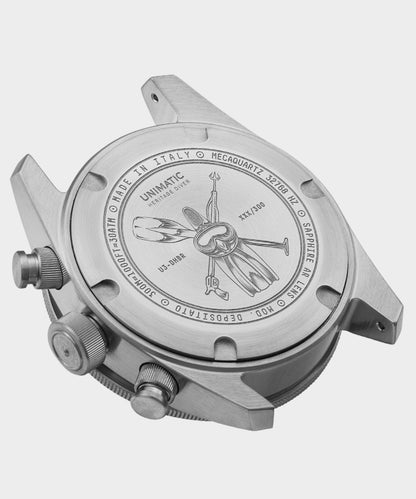 UNIMATIC U3-DHBR Heritage Chronograph Diver Watch - Brown