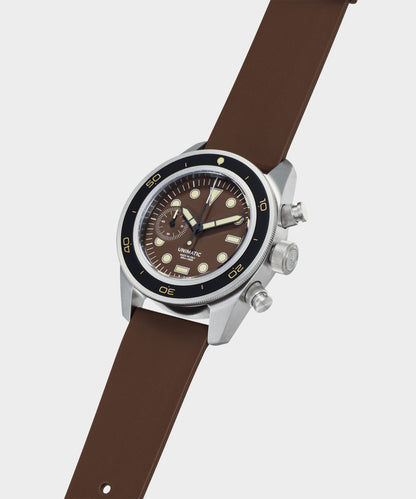 UNIMATIC U3-DHBR Heritage Chronograph Diver Watch - Brown