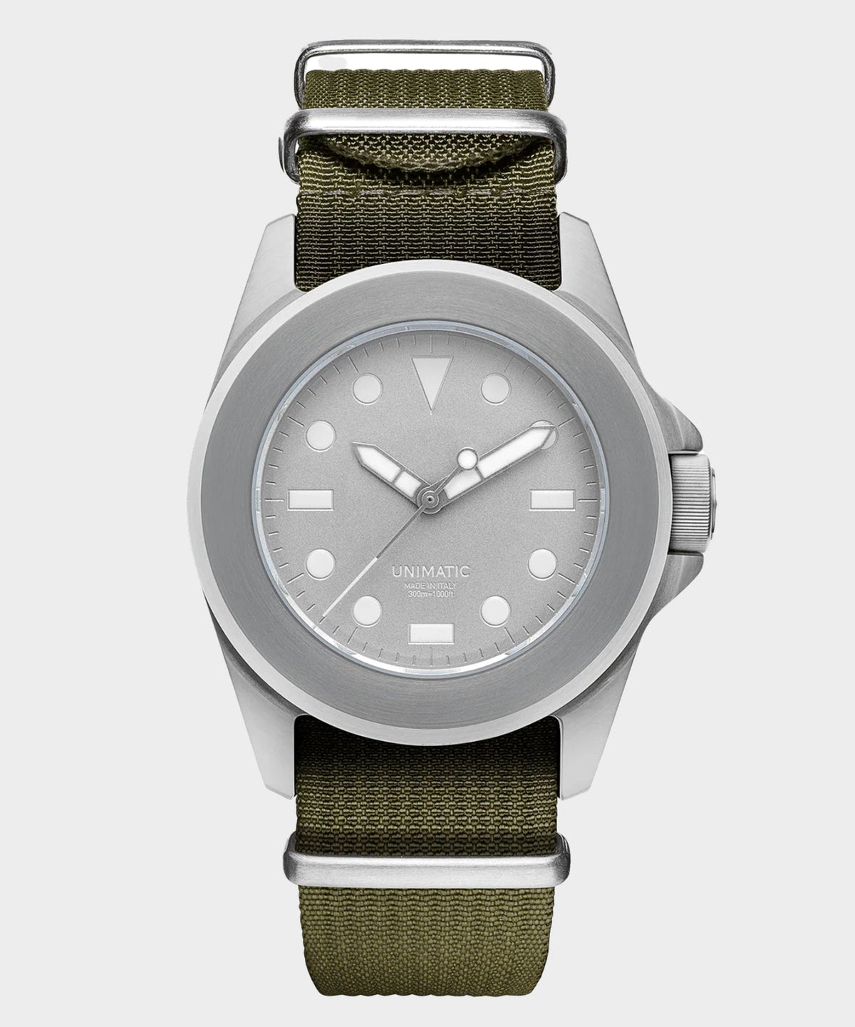 UNIMATIC Modello Quattro U4-AEG Time Only Watch - Olive