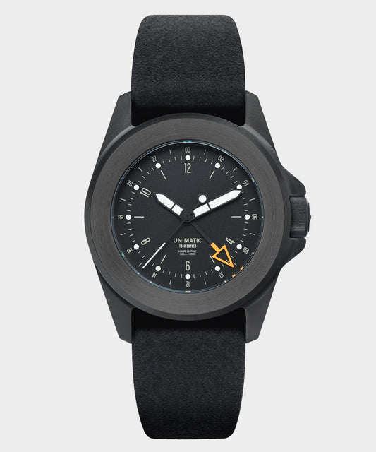 Todd Snyder X UNIMATIC Modello Quattro U4 GMT Watch - Black