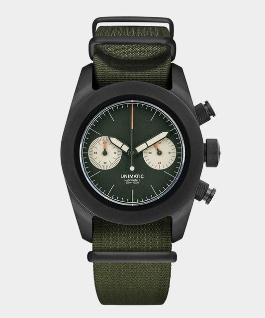 Todd Snyder X UNIMATIC Modello Tre Watch - Olive