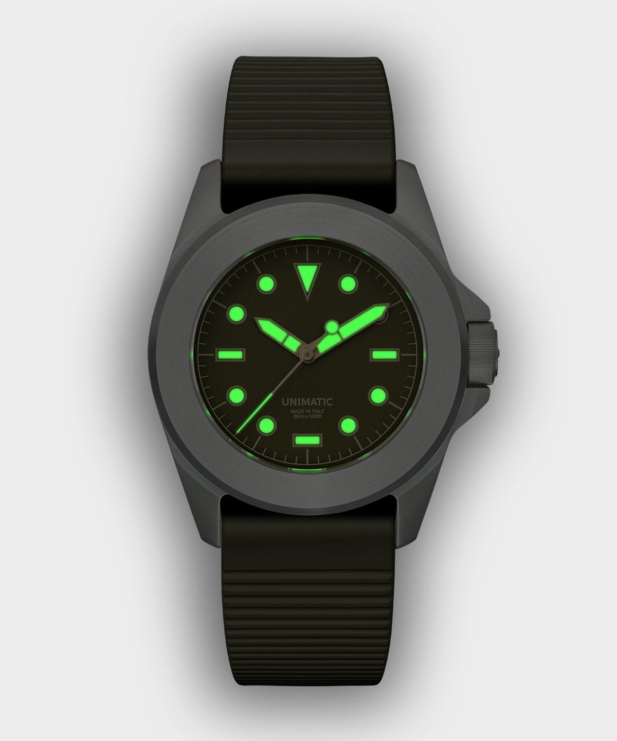 UNIMATIC U4S Classic Military Watch - Olive
