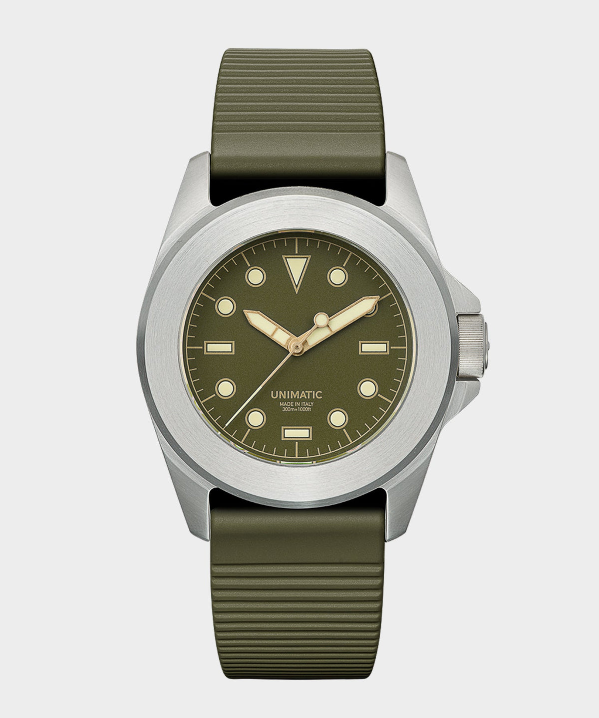 UNIMATIC U4S Classic Military Watch - Olive