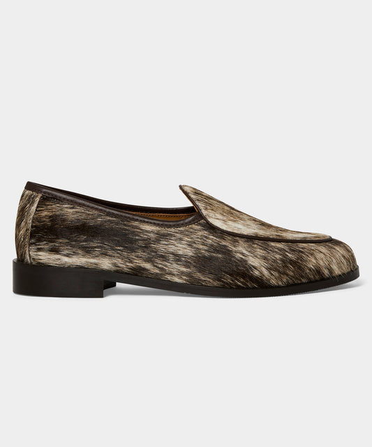 Jacques Solovière Hairy Loafer - Brown