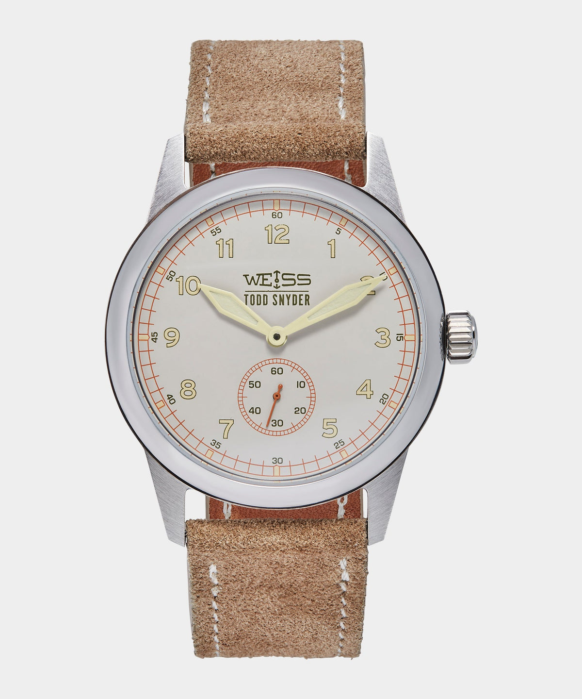 Todd Snyder x Weiss Watch Company 38MM Standard Issue Watch - Tan