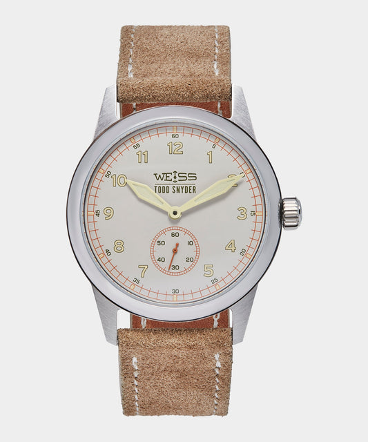 Todd Snyder x Weiss Watch Company 38MM Standard Issue Watch - Tan