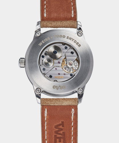 Todd Snyder x Weiss Watch Company 38MM Standard Issue Watch - Tan