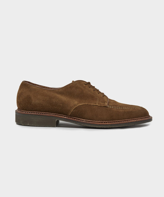 Alden Mocc Toe Suede Derby - Snuff