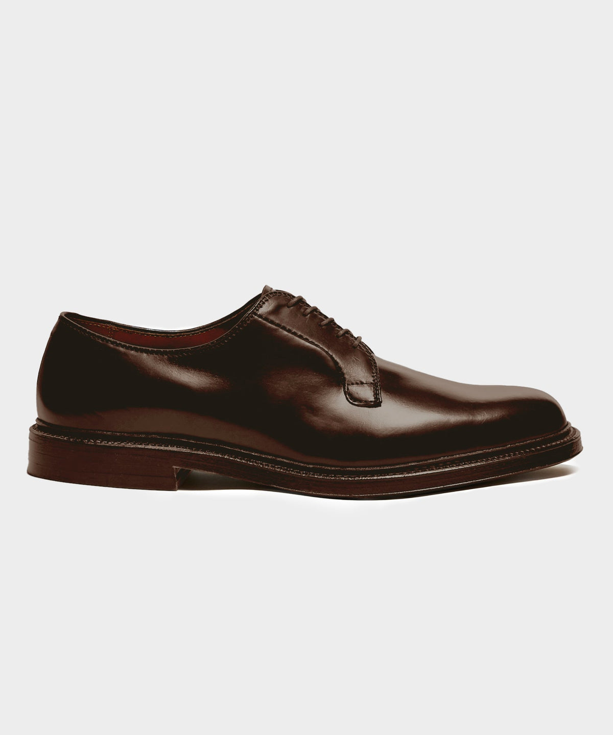 Alden Cordovan Plain Toe Blucher - Brown