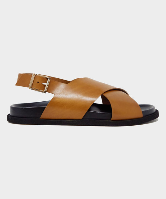 Armando Cabral Manjak Leather Sandal - Caramel