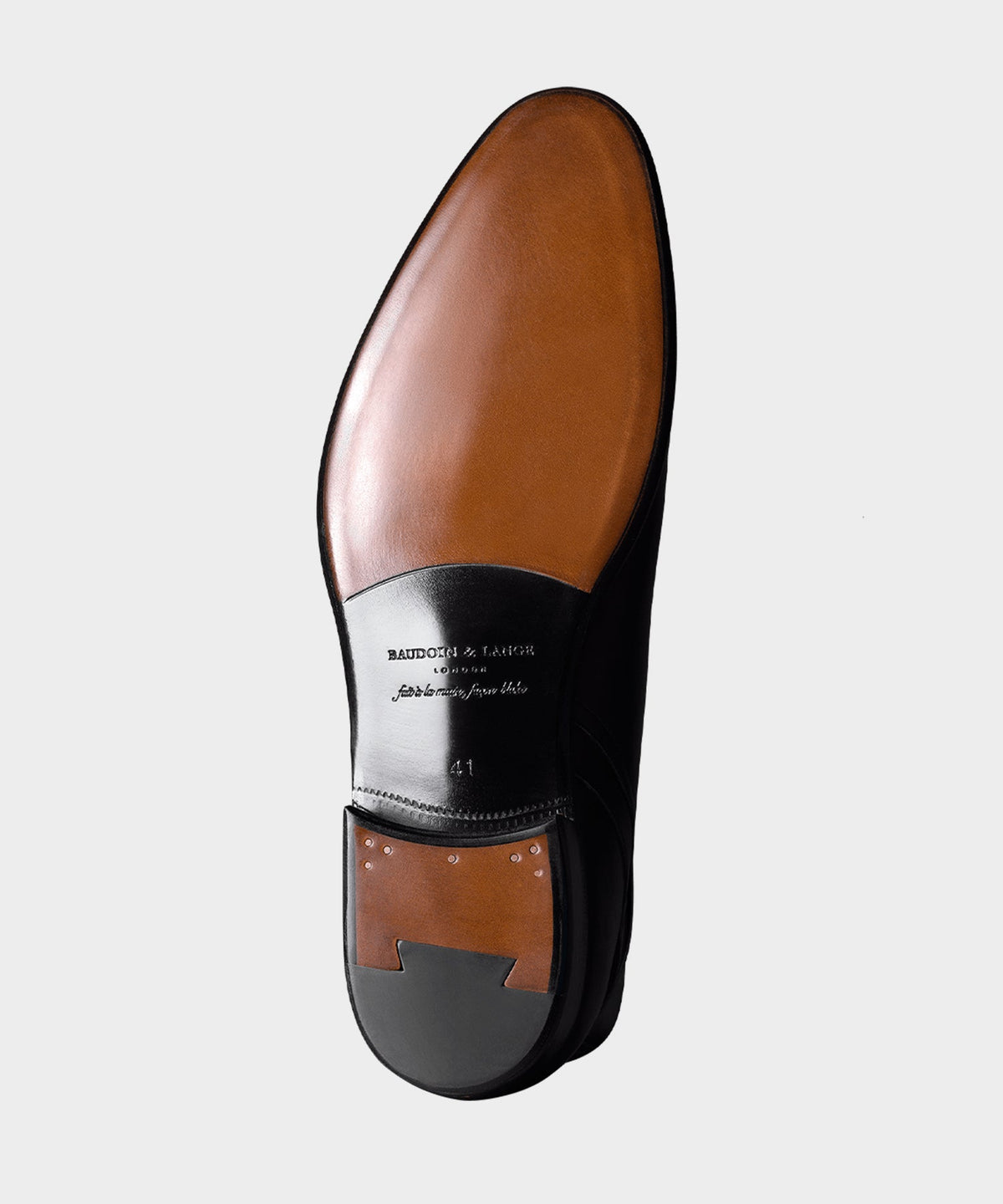 Baudoin & Lange Leather Grand Fleurus Penny Loafer - Dark Brown