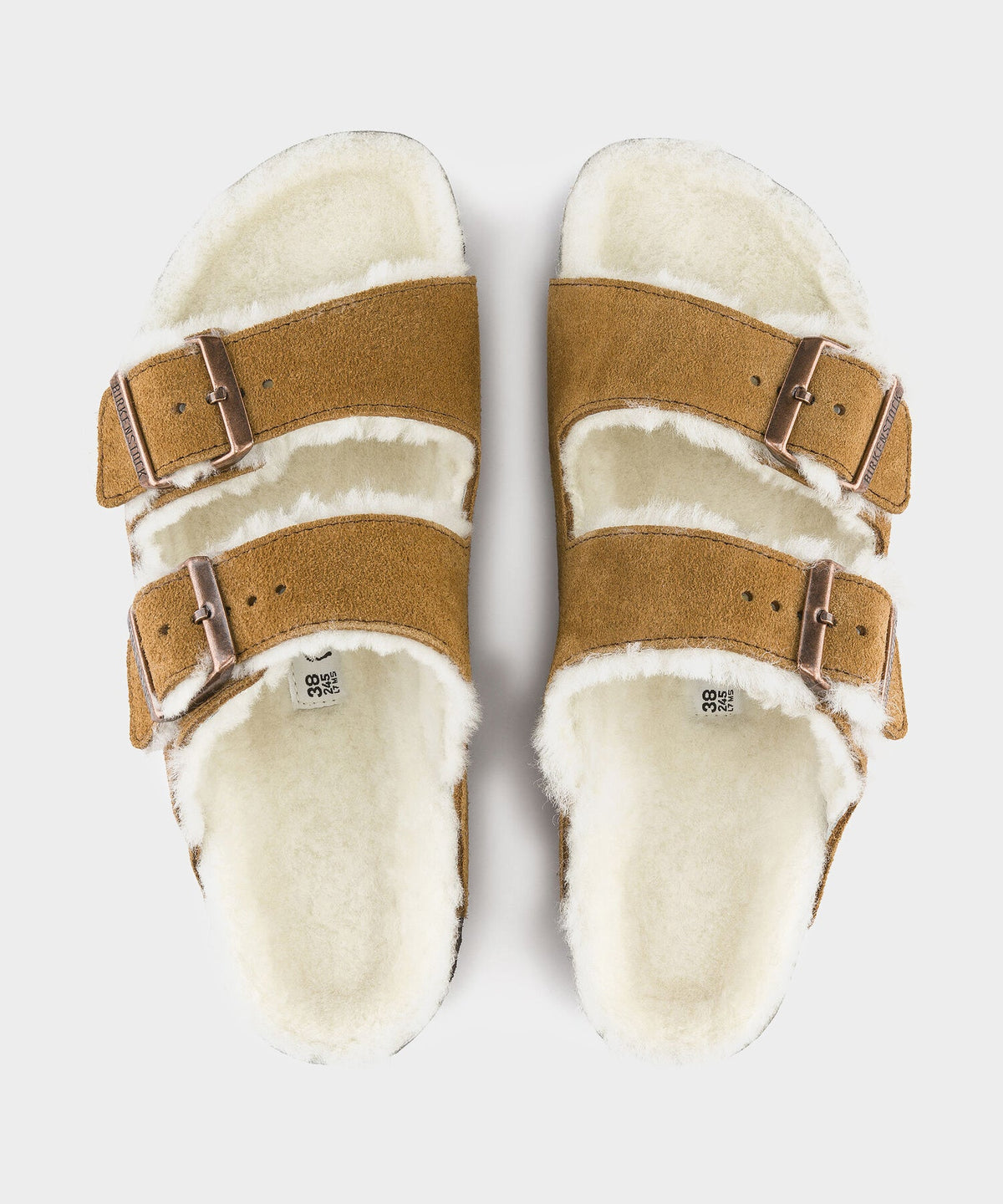 Birkenstock Arizona Shearling Sandal - Mink