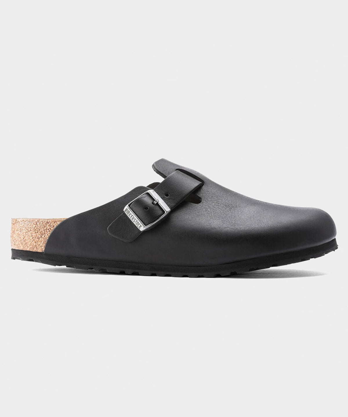 Birkenstock Boston Leather Grip Clog - Black