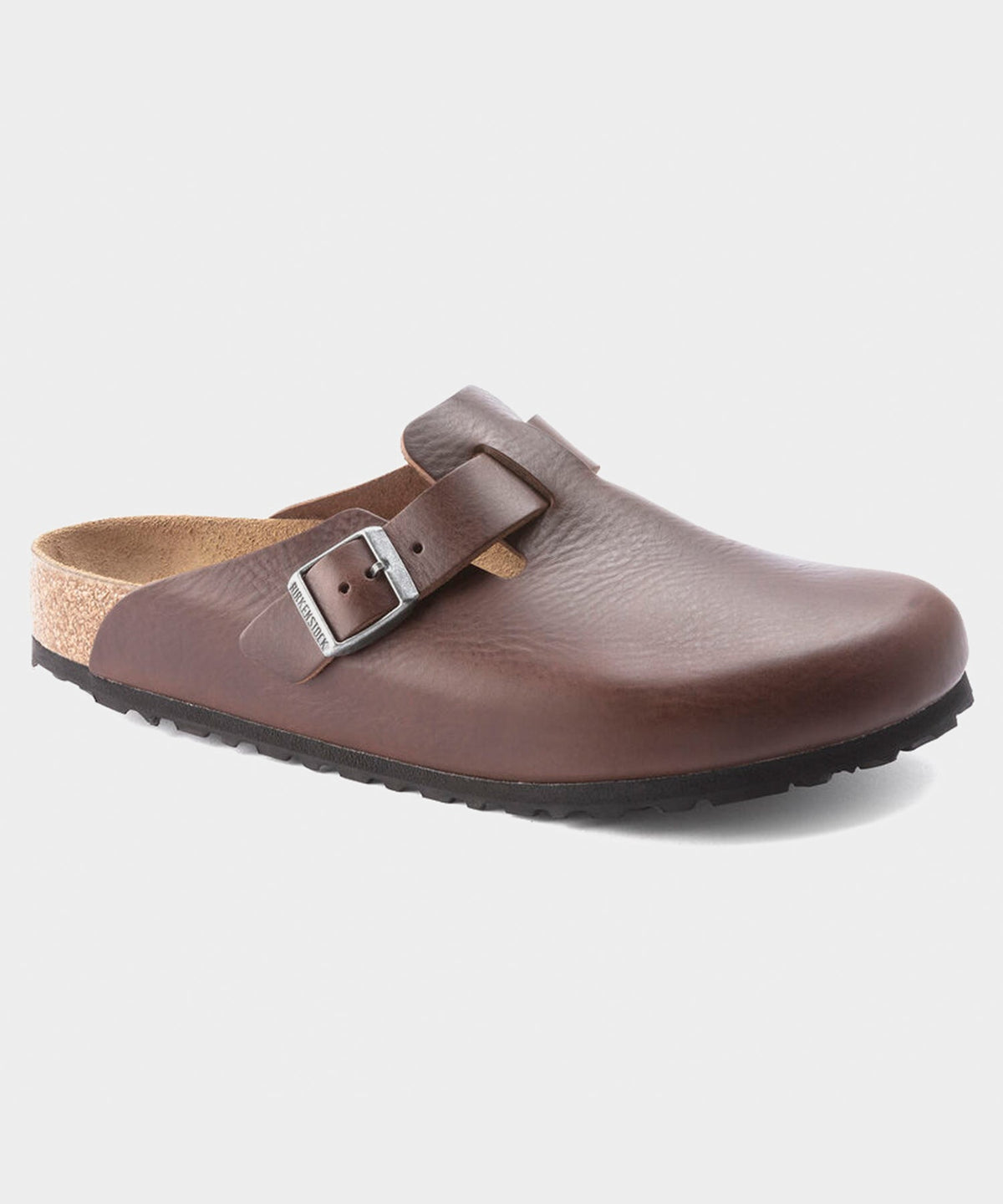 Birkenstock Boston Leather Grip Clog - Brown