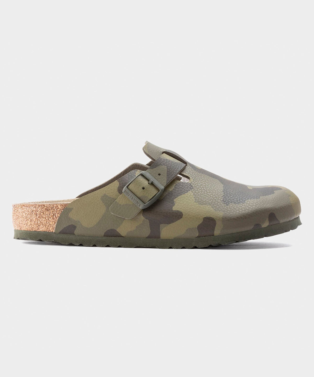 Birkenstock Boston Olive Camo Print - Olive Camo Print