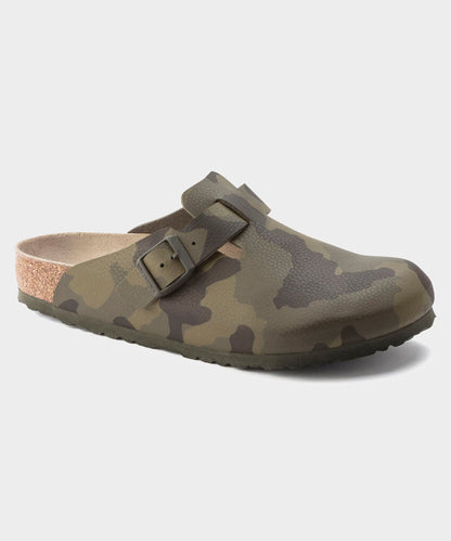 Birkenstock Boston Olive Camo Print - Olive Camo Print