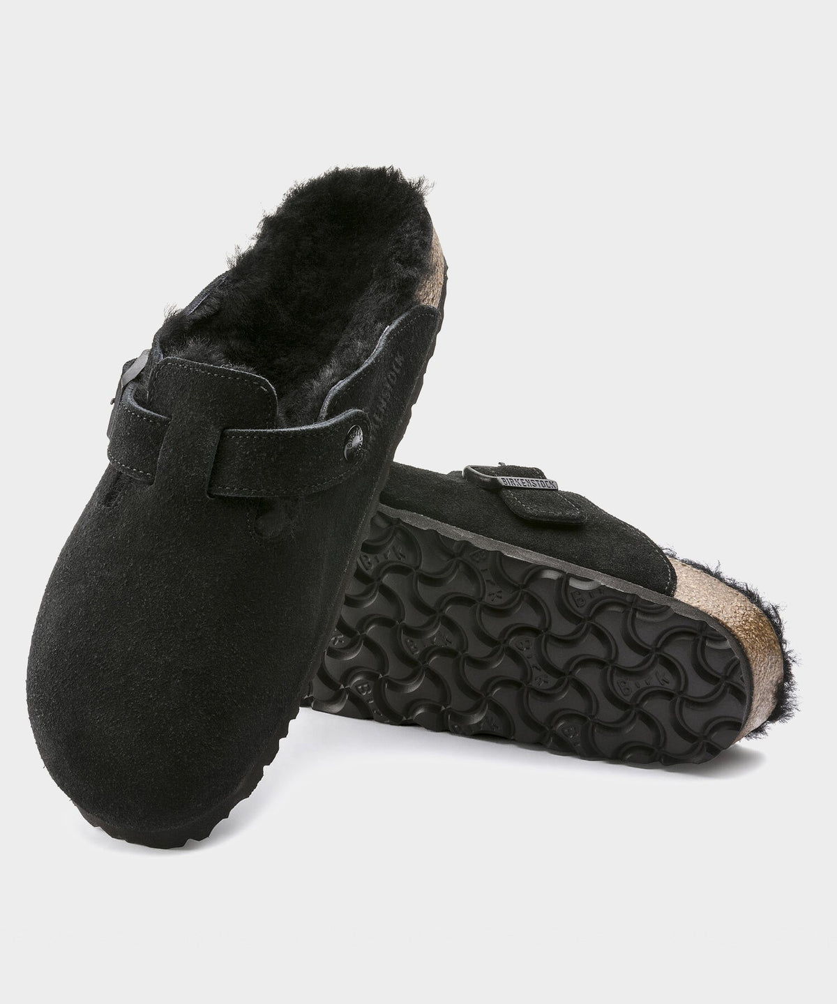 Birkenstock Boston Shearling Mule - Black