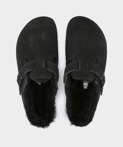 Birkenstock Boston Shearling Mule - Black