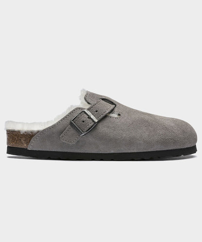 Birkenstock Boston Shearling Mule - Grey