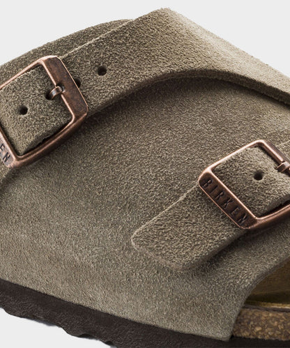 Birkenstock Zurich Suede Sandal - Taupe