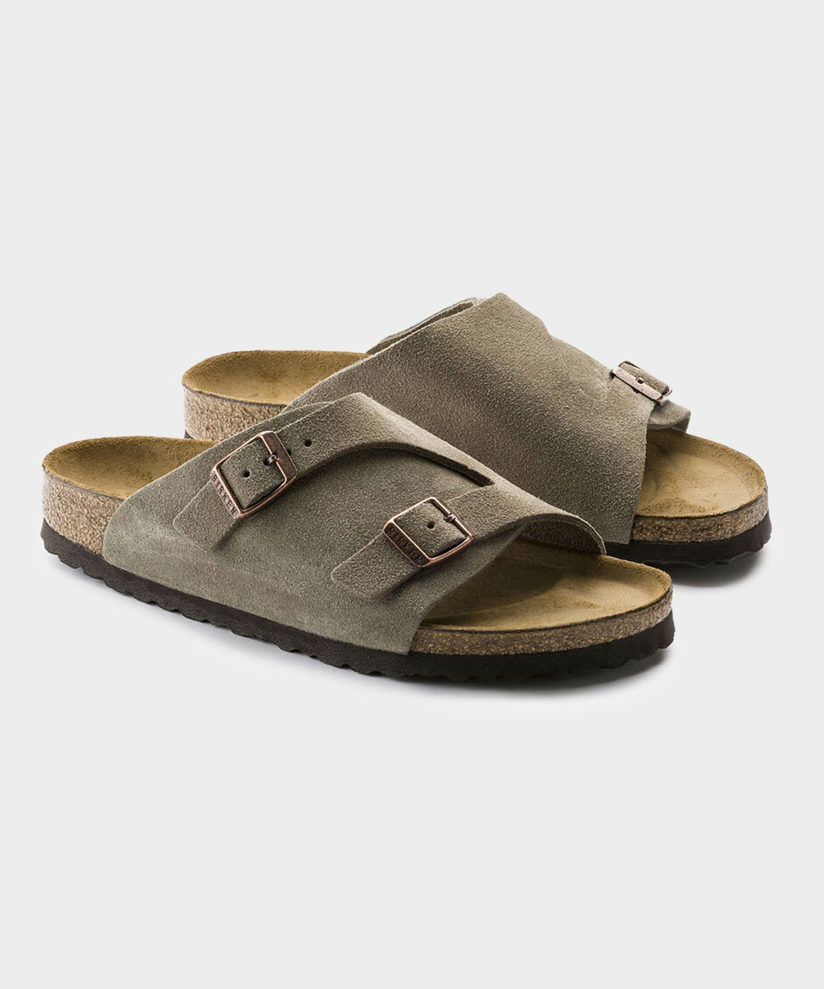 Birkenstock Zurich Suede Sandal - Taupe