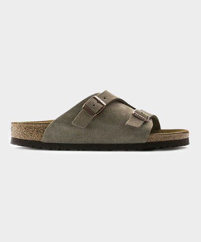 Birkenstock Zurich Suede Sandal - Taupe