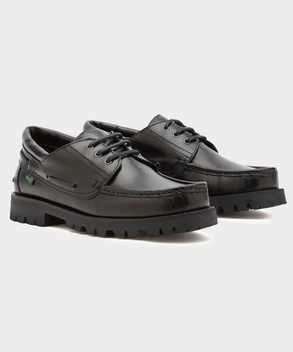 Paraboot Briac Lug Boat Shoe - Black