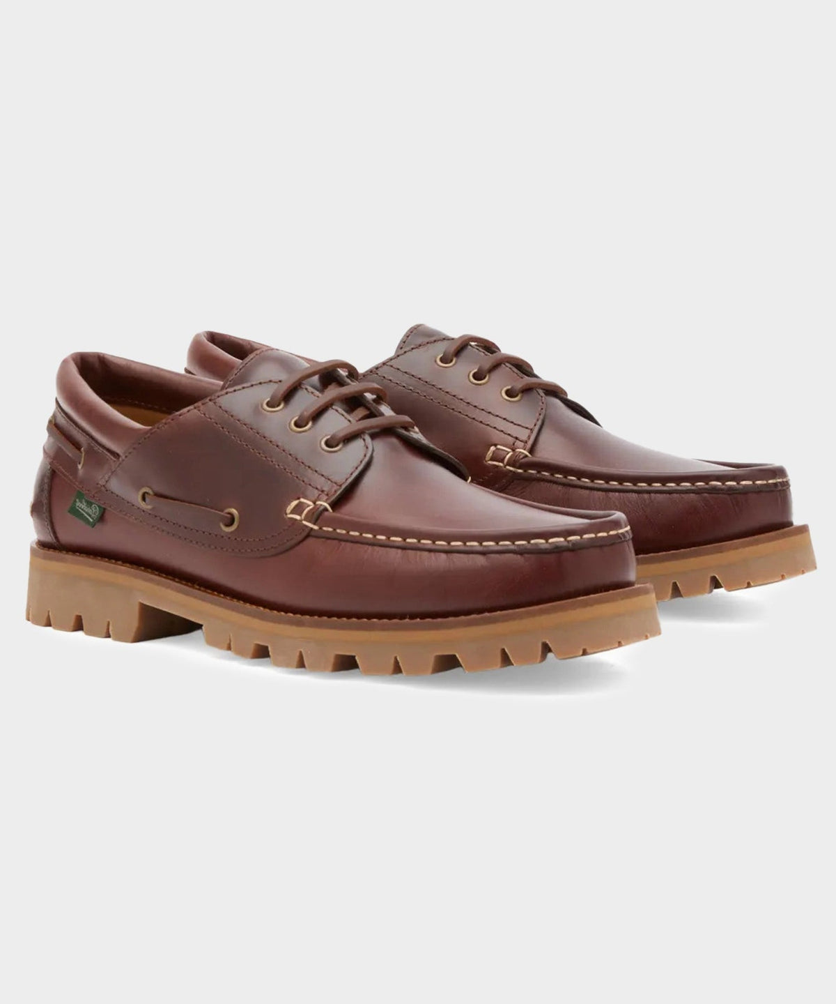 Paraboot Briac Lug Boat Shoe - Brown