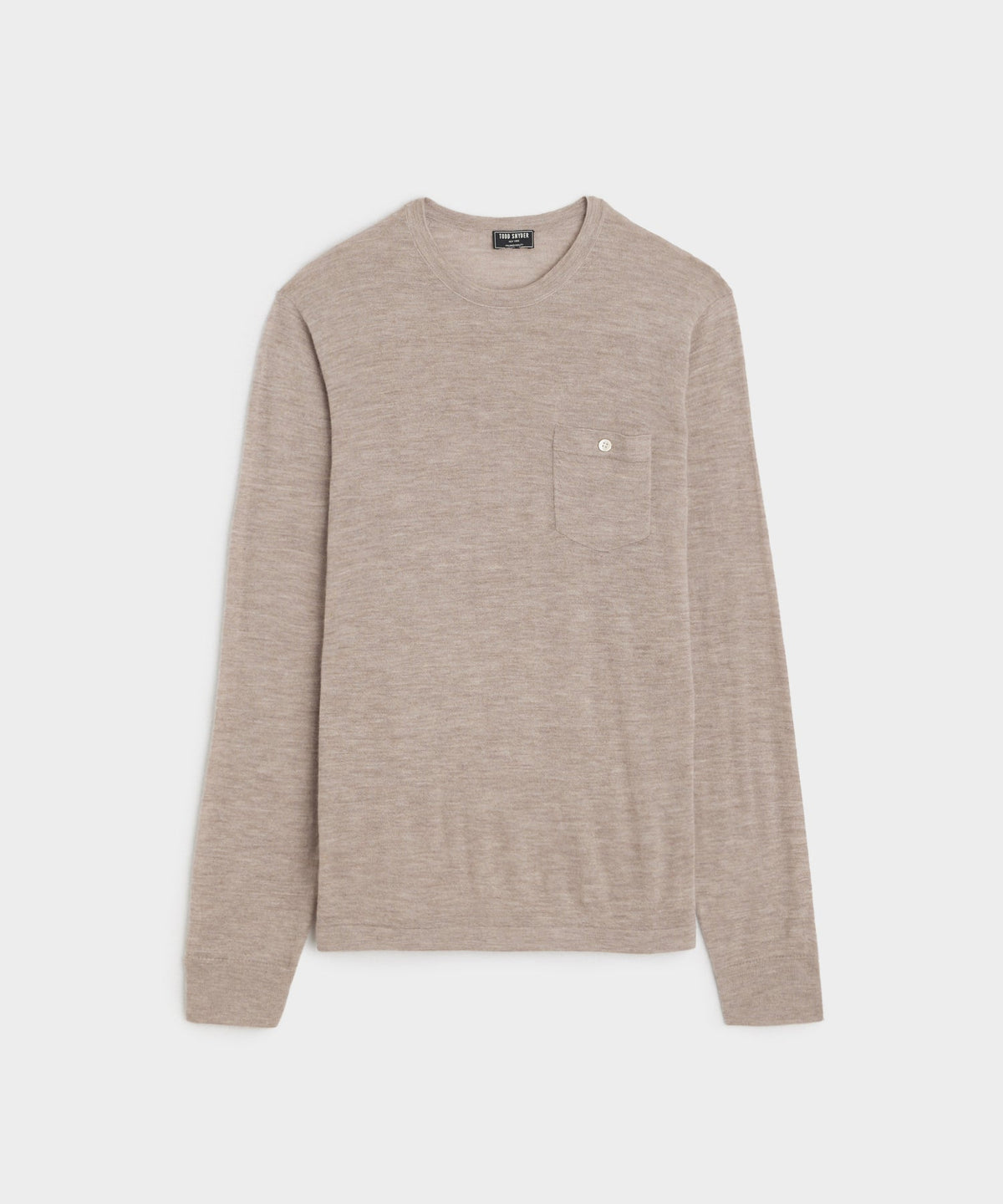 Cashmere Pocket Tee - Toast