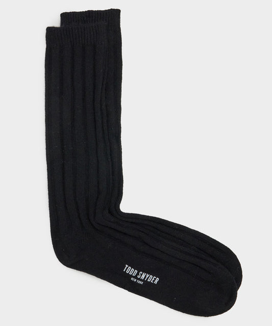 Cashmere Sock - Black