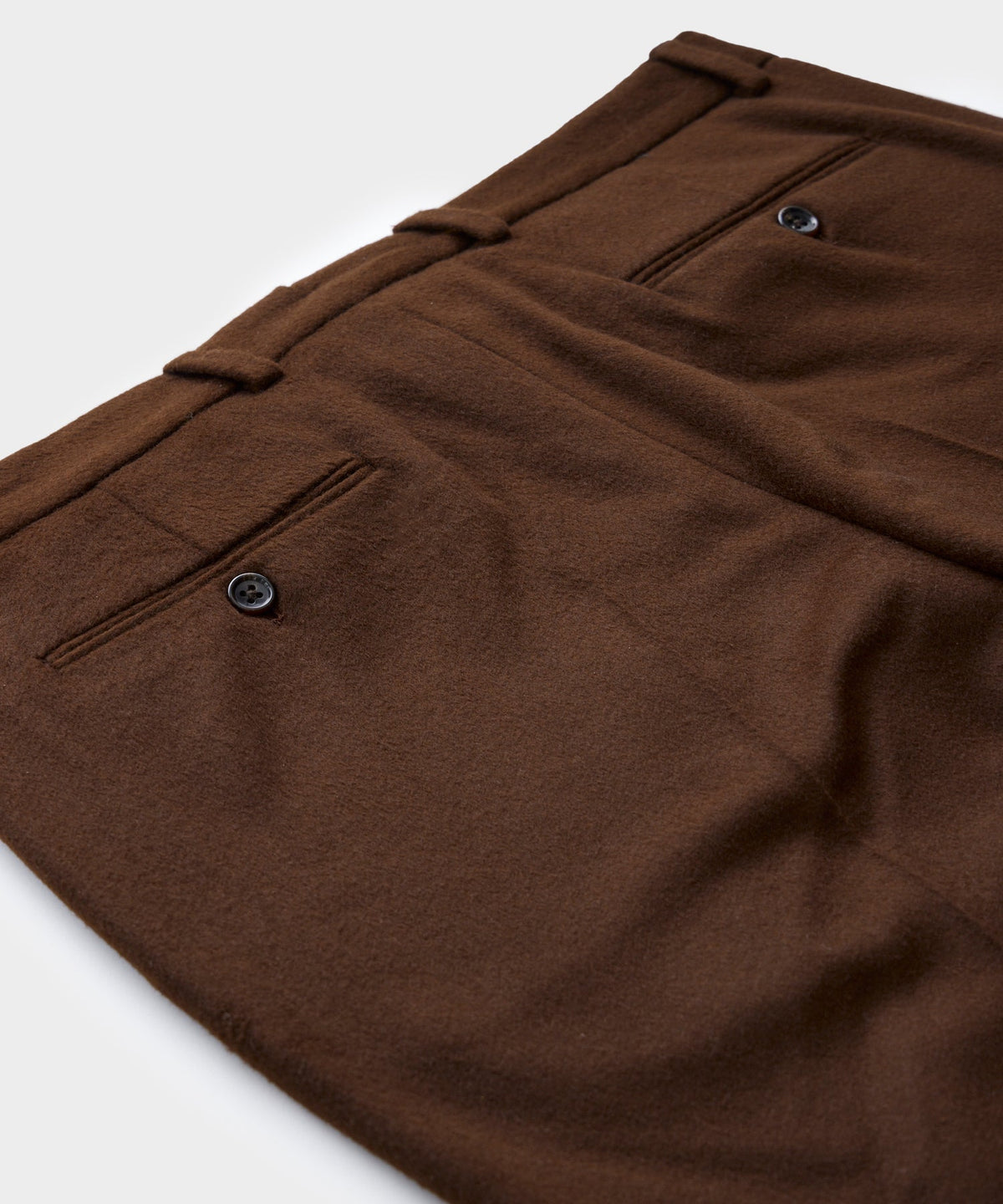 Italian Cashmere Sutton Trouser - Chocolate
