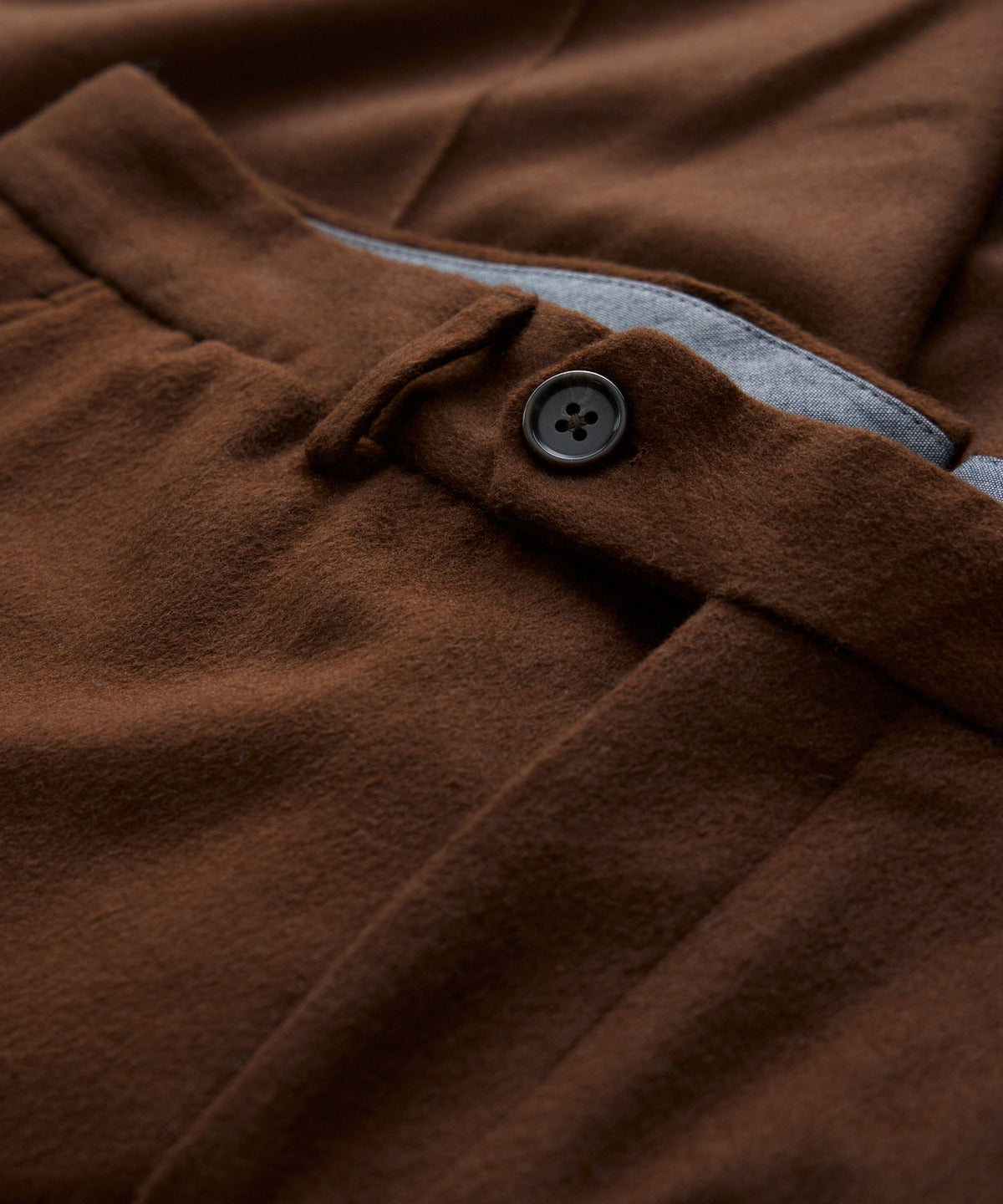 Italian Cashmere Sutton Trouser - Chocolate