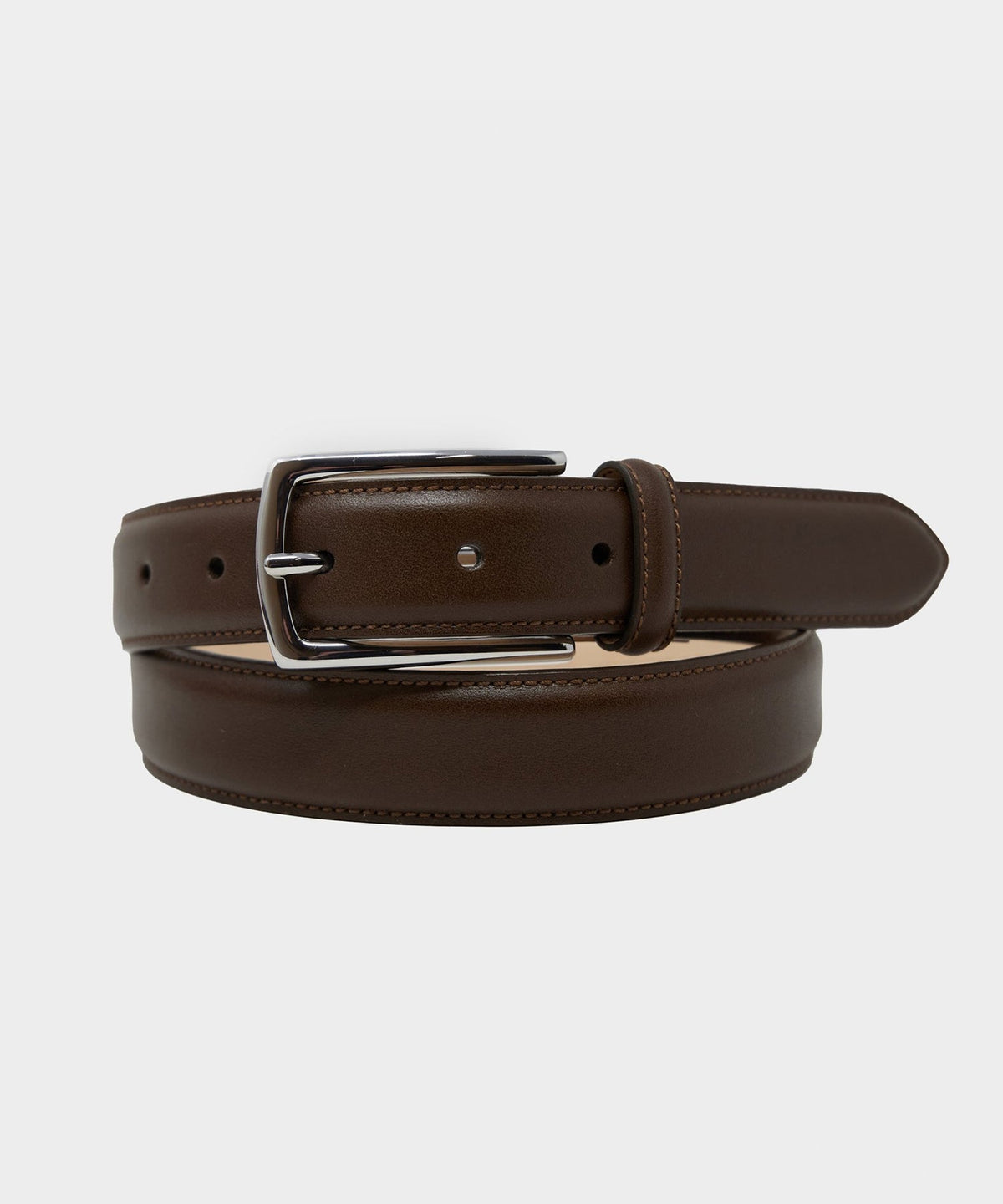 Classic Leather Dress Belt - Toasted Brown