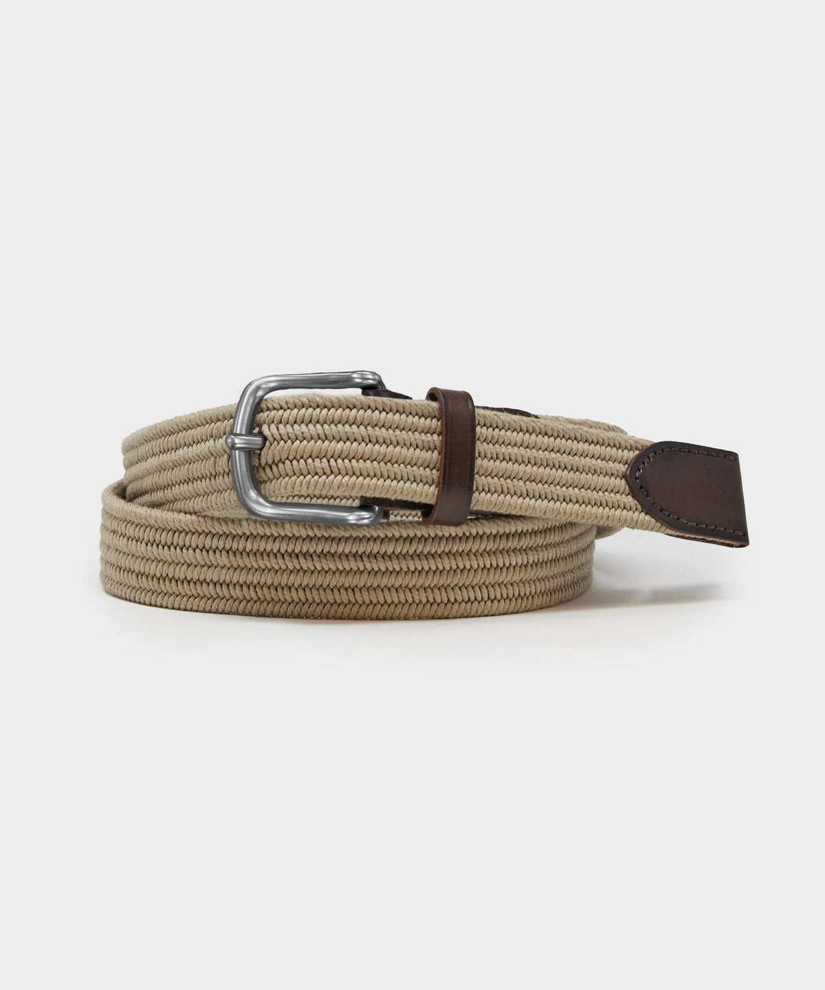 Cotton Stretch Braided Belt - Baja Dunes