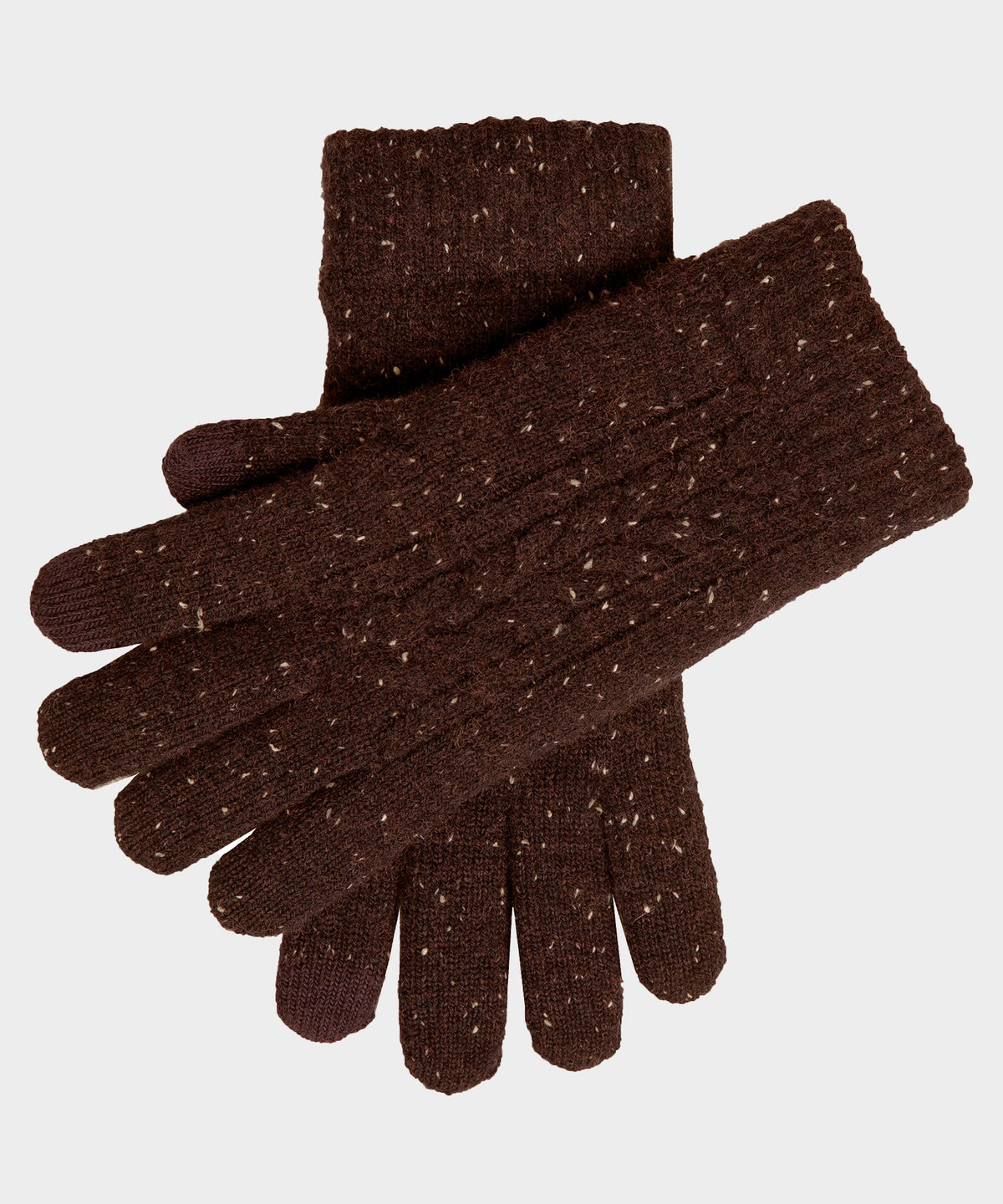 Dents Lacock Donegal Glove - Chocolate