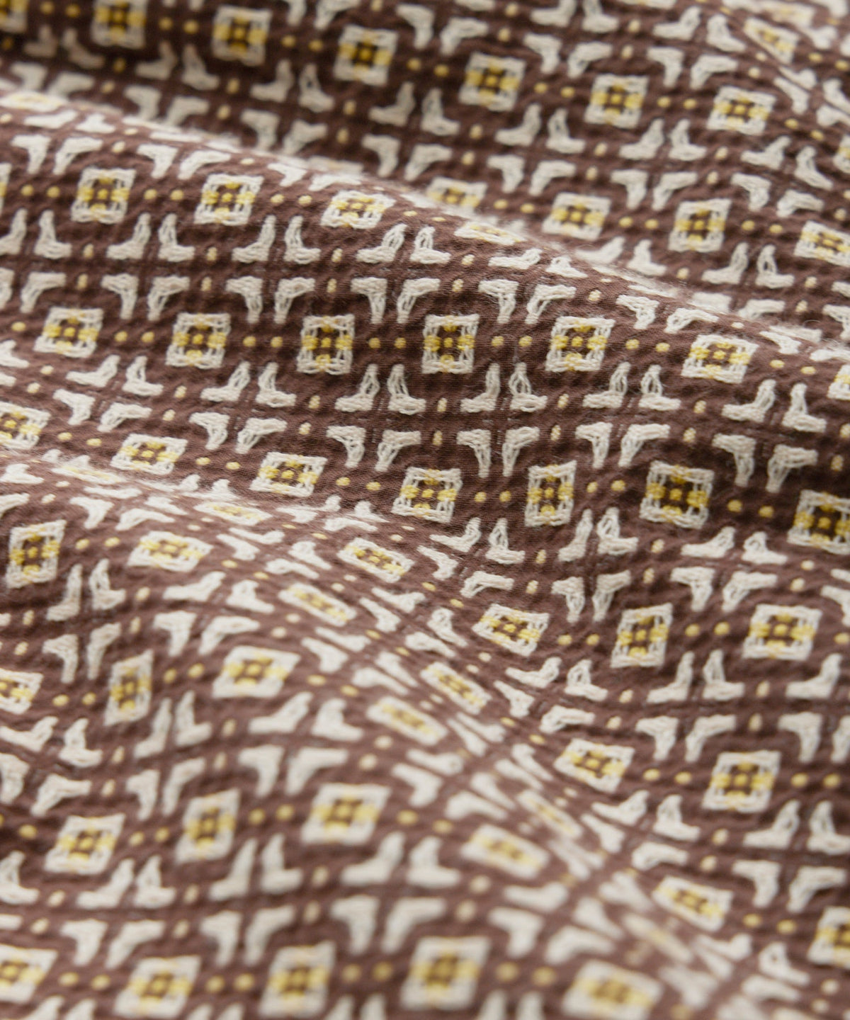 Dobby Chore Shirt - Brown