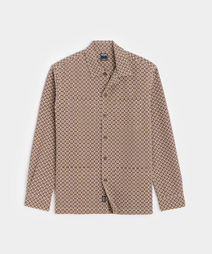 Dobby Chore Shirt - Brown