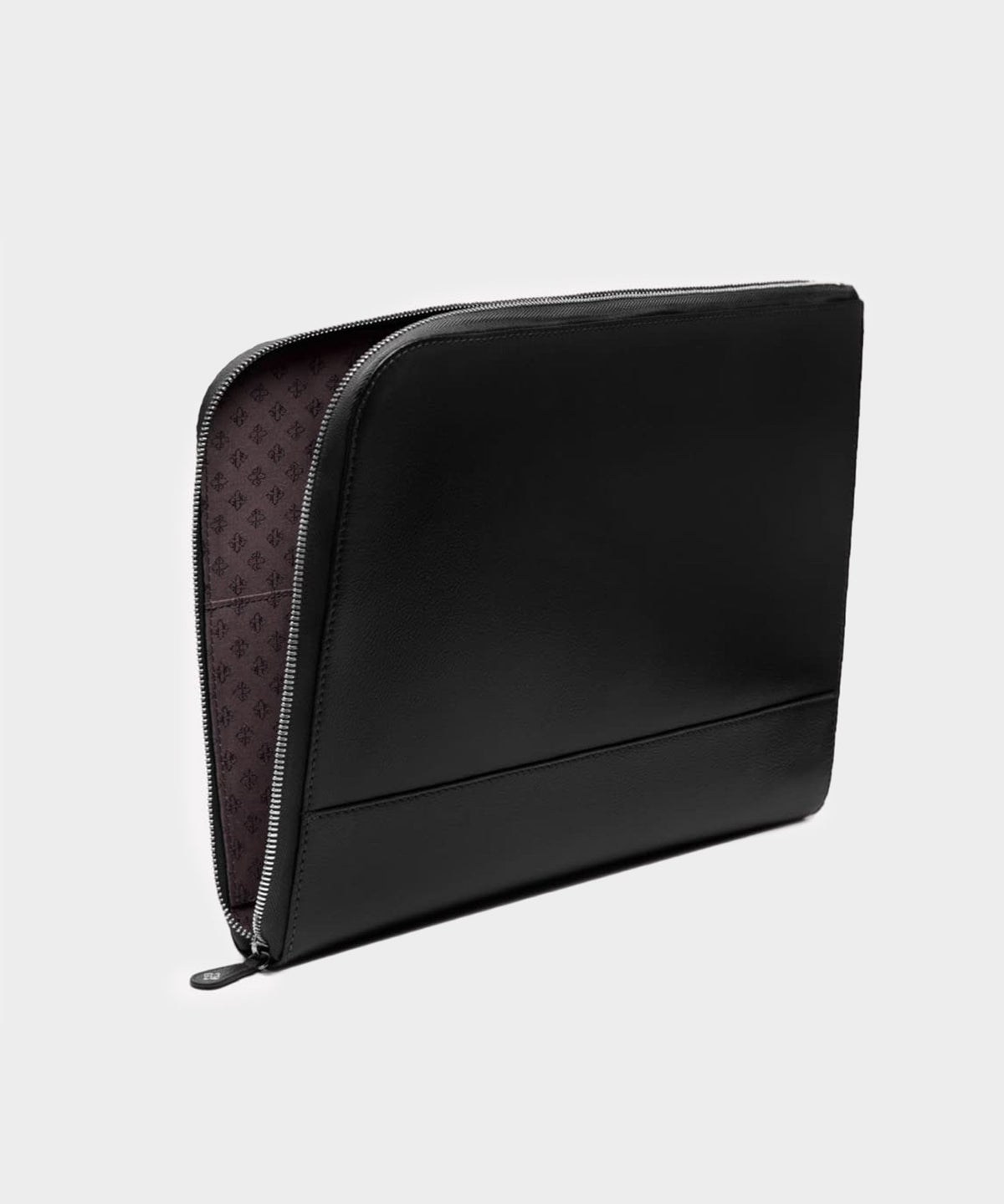 Ettinger Capra Large Zip A4 Portfolio Pouch - Black