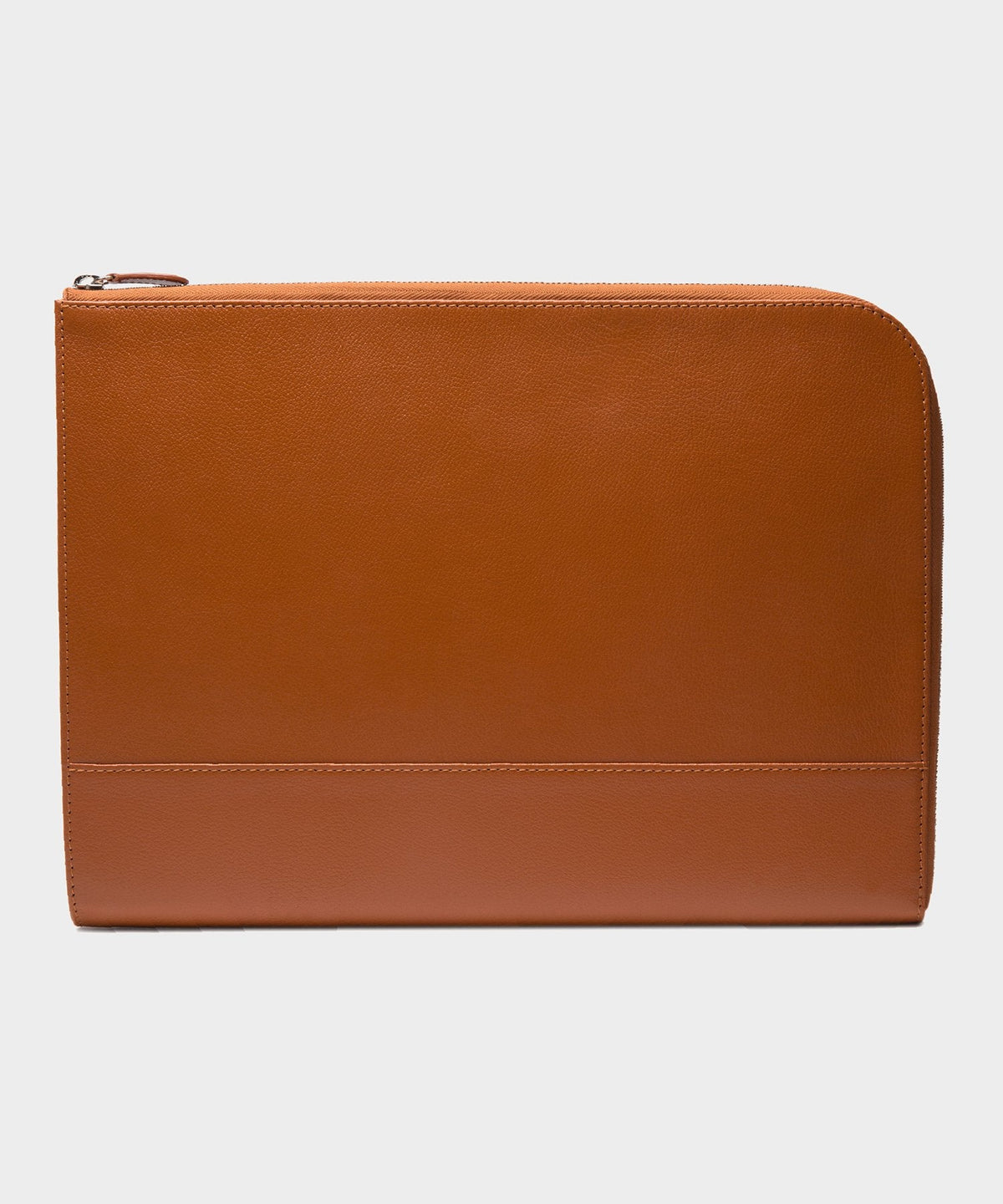 Ettinger Capra Large Zip A4 Portfolio Pouch - Tan