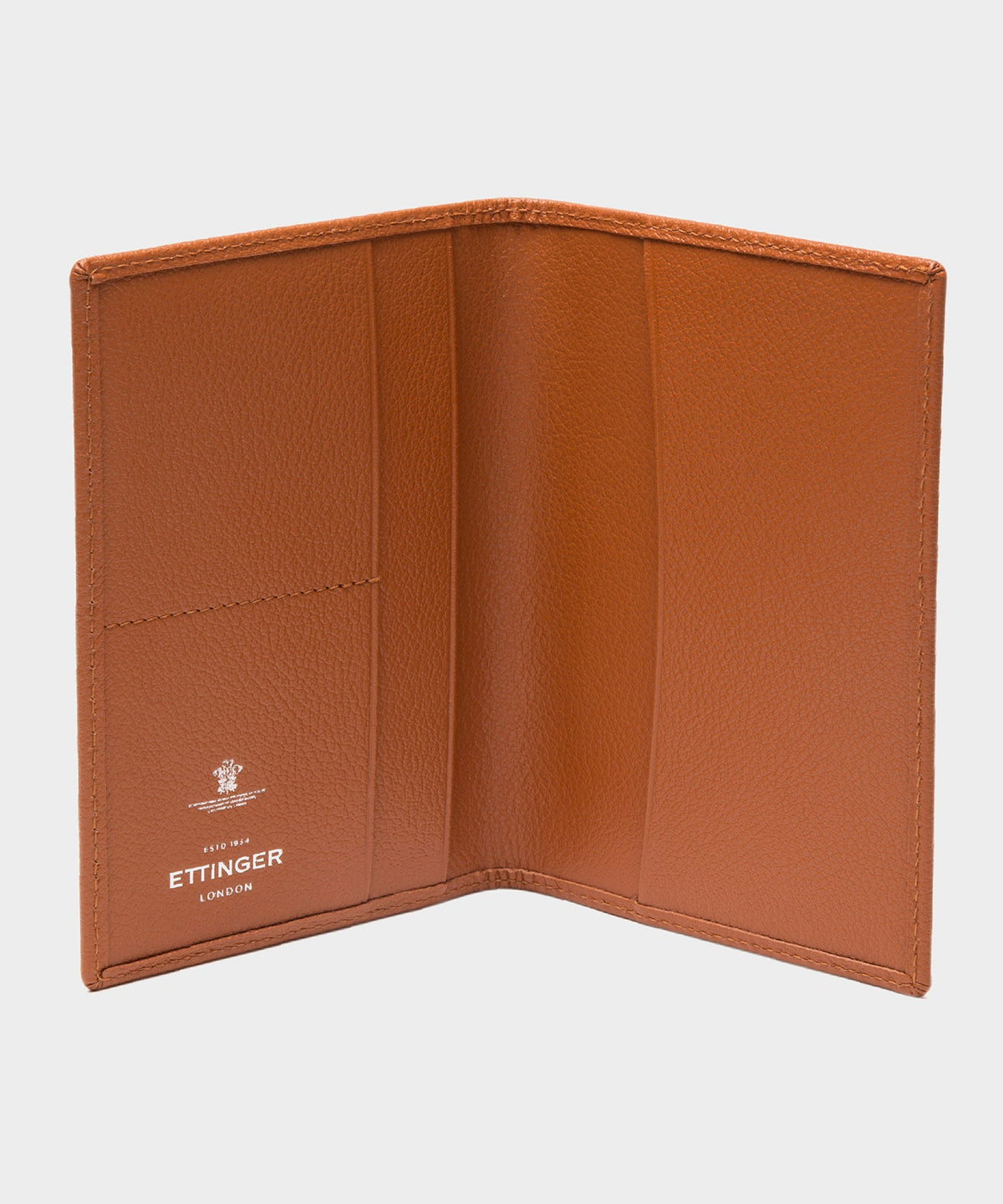 Ettinger Capra Passport Case - Tan