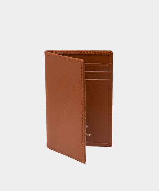 Ettinger Capra Slim Credit Card Case - Tan