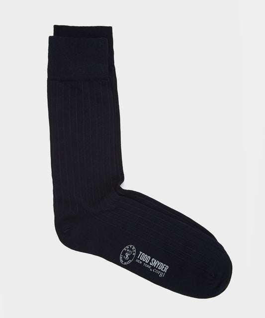 Todd Snyder x Corgi Sock - Black
