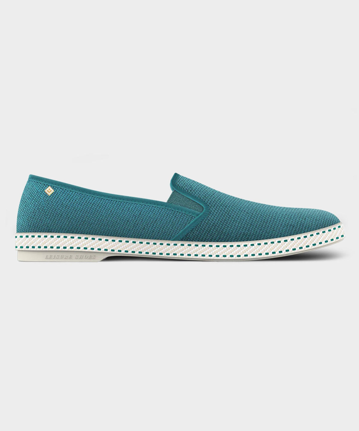Rivieras Classic Toile Espadrille - Aqua