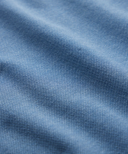 Fine Pique Polo - Sail Blue