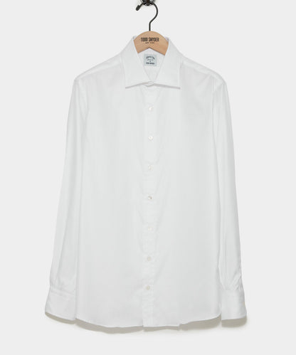 Hamilton + Todd Snyder Cotton Oxford Spread Collar Dress Shirt - White