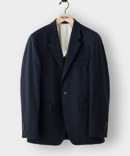 Italian Cashmere Sutton Jacket - Navy