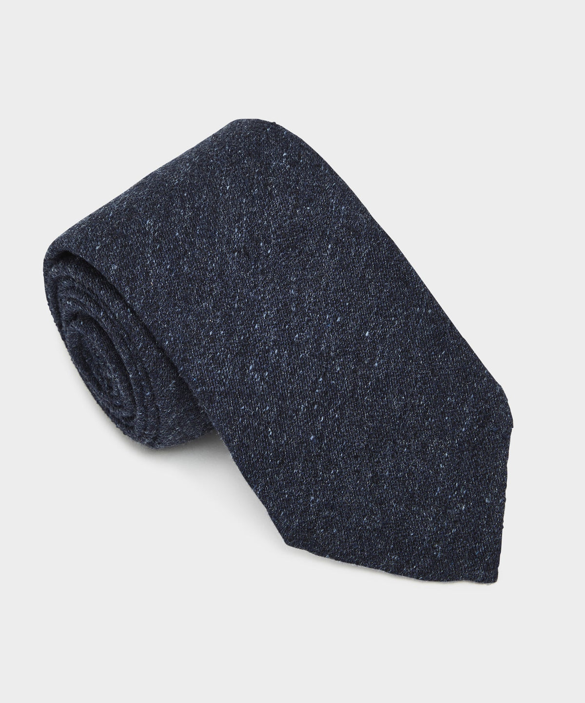 Italian Donegal Tie - Navy